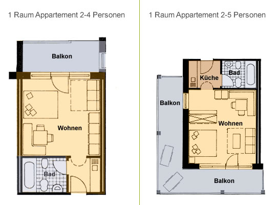 Alpina Residence - Einraumappartements